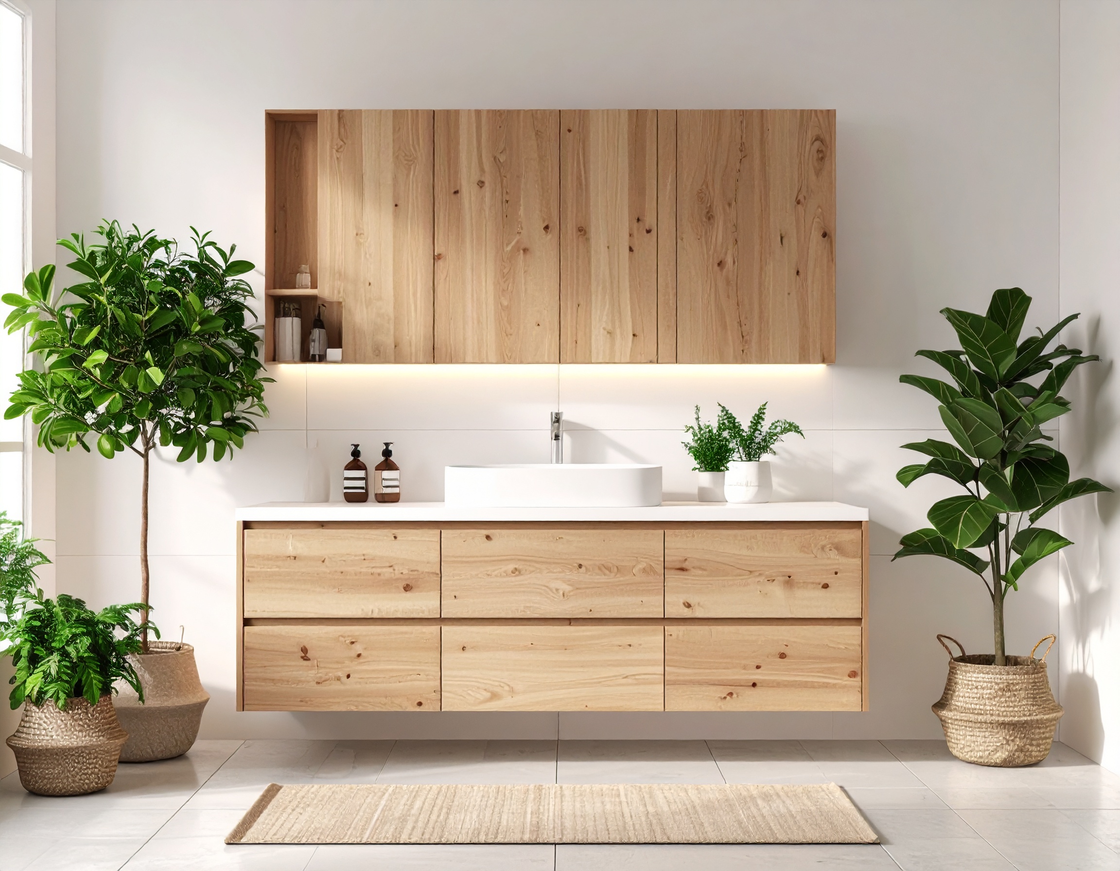 Siteler MDF Banyo Dolabı